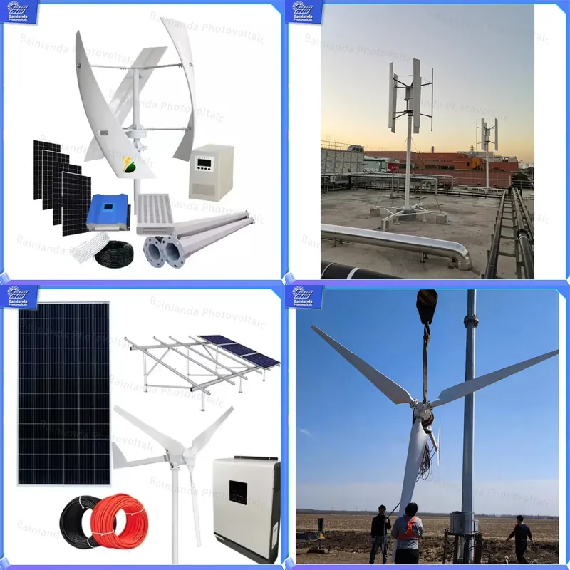 Renewable Energy Grid - Zestaw hybrydowego systemu energii wiatrowo-słonecznej 3KW